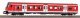 x Cab car 2nd cl. DB AG V, traffic red, HO, PIKO 58506