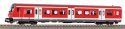 x Cab car 2nd cl. DB AG V, traffic red, HO, PIKO 58506