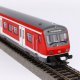 x Cab car 2nd cl. DB AG V, traffic red, HO, PIKO 58506