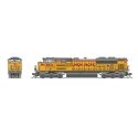 EMD SD70ACe - Sound and DCC - Paragon4(TM) -- Union Pacific 8608 (2023 Armour Yellow, gray, red, Small US Flag on Nose), N, Broa