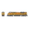 EMD SD70ACe - Sound and DCC - Paragon4(TM) -- Union Pacific 8608 (2023 Armour Yellow, gray, red, Small US Flag on Nose), N, Broa