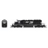 EMD SD40-2 Low-Nose - Sound and DCC - Paragon4(TM) -- Norfolk Southern 6105 (black, white, Horse Head Logo), N, Broadway Limited