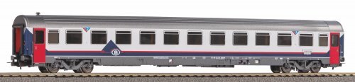 Eurofima 2nd Cl. Passenger car SNCB V, HO, PIKO 58542