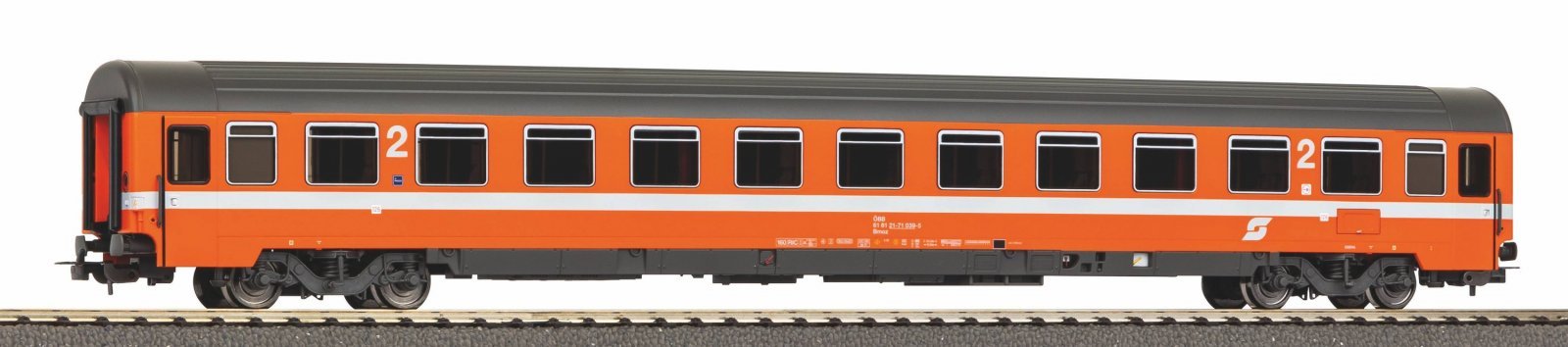 Express Train Car Eurofima 2. Class ÖBB IV, HO, PIKO 58544