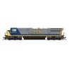 GE AC6000CW - Sound & DCC - Paragon4(TM) -- CSX Transportation 601 (YN2 gray, blue, yellow), N, Broadway Limited Imports 8573