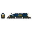 EMD SD40-2 Low-Nose - Sound and DCC - Paragon4(TM) -- CSX 8189 (YN3, blue, yellow, white), N, Broadway Limited Imports 7959