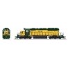 EMD SD40-2 Low-Nose - Sound and DCC - Paragon4(TM) -- Chicago & North Western 6867 (traditional yellow, green), N, Broadway Limi