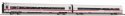 2-Set Matching Car BR 412 DB AG ICE 4 VI, HO, PIKO 58590