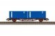 Container Flat Car FS IV 2x20" Container, HO, PIKO 58755
