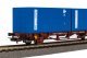 Container Flat Car FS IV 2x20" Container, HO, PIKO 58755