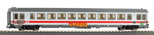 Bpmz 284 2nd Cl. Pass w/graffiti DB VI, HO, PIKO 58848