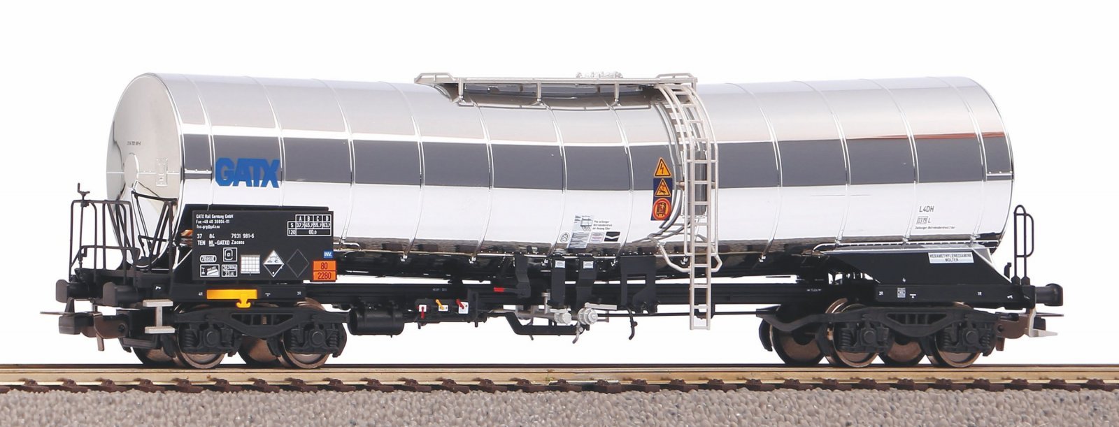 Chemical Tank Car GATX NL VI, HO, PIKO 58978