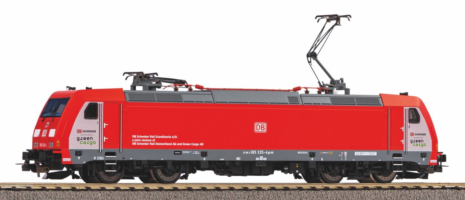 BR 185.2 Electric loco DB AG "Green Cargo" VI, HO, PIKO 59067