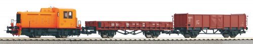 PIKO SmartControlwlan Set with Track with Roadbed DR IV Freight Train with TGK2, HO, PIKO 59101