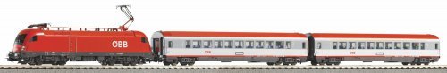 PIKO SmartControlwlan Set with Track with Roadbed ÖBB V Passenger Train, HO, PIKO 59104