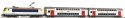 PIKO SmartControlwlan Set with Track with Roadbed SNCB Double-Deck-Passenger Train, HO, PIKO 59108