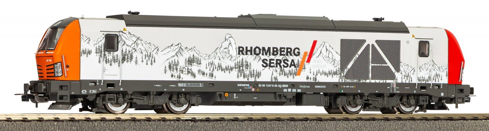 Diesel Locomotive/Sound BR 247 Sersa VI + PluX22 Dec., HO, PIKO 59124