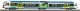 GTW 2/6 Stadler ATR 115 Commuter train Ferrovia Nord Milano VI, HO, PIKO 59126