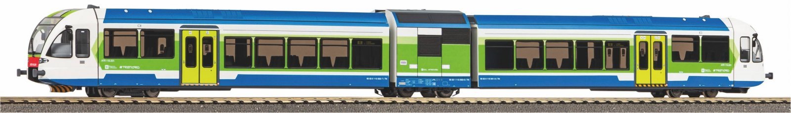 GTW 2/6 Stadler ATR 115 Commuter train Ferrovia Nord Milano VI, HO, PIKO 59126
