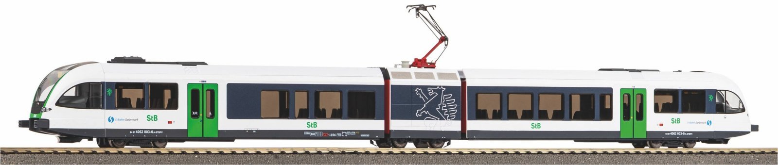 ~GTW 2/6 Commuter train StB VI Sound, HO, PIKO 59129