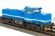 ~Diesel Locomotive/Sound G1206 blue/white Northrail VI + 8-pin Dec., HO, PIKO 59372