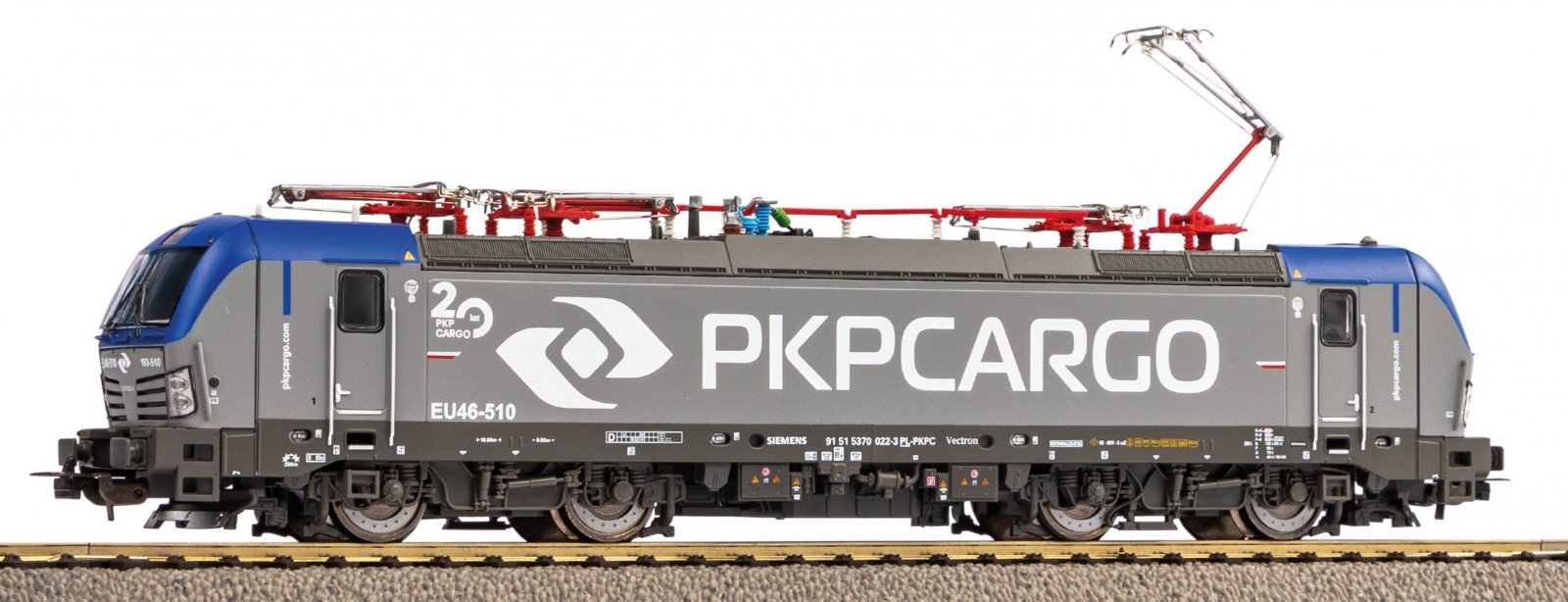EU46 Vectron Electric loco PKP Cargo VI Sound, HO, PIKO 59393