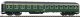 UIC-X Expr.1./2.Cl. Coach ABm223 DB IV Green, HO, PIKO 59621