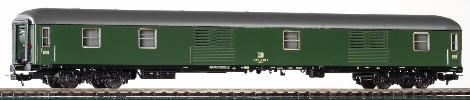 UIC-X Expr.Luggage Van Dm902 DB IV Green, HO, PIKO 59624