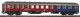 UIC-X Expr.Coach/Buffet ARm216 DBIV Red/Blue, HO, PIKO 59625