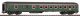 UIC-X Combine 2. Cl. BDms272 DB III Green, HO, PIKO 59641