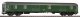 UIC-X Baggage Car Dm902 DB III Green, HO, PIKO 59642