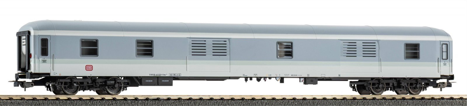 Baggage Car Dm grey DB Era IV, HO, PIKO 59653