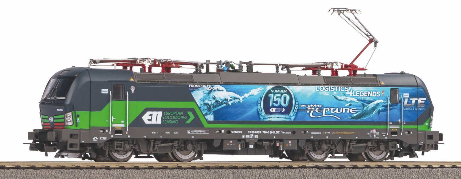 BR 193 Electric loco LTE Neptunes VI, HO, PIKO 59733