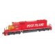 EMD SD40-2 w/LokSound & DCC -- Rock Island (red, yellow, white, Billboard Lettering), HO, Intermountain Railway Company 49345S