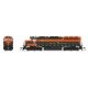 EMD SD45 Low-Nose - Standard DC - Stealth -- Great Northern 408 (Simplified, Pullman Green, Omaha Orange), HO, Broadway Limited 