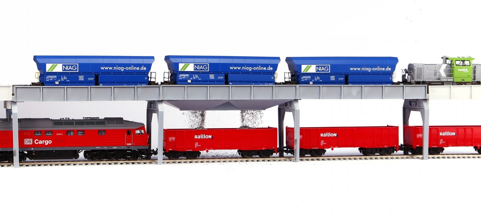 Unloading Bridge, HO, PIKO 61122