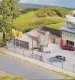 Concrete Plant Sand Piles, HO, PIKO 61132