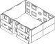 Prefab Apt. Under Construction, HO, PIKO 61147