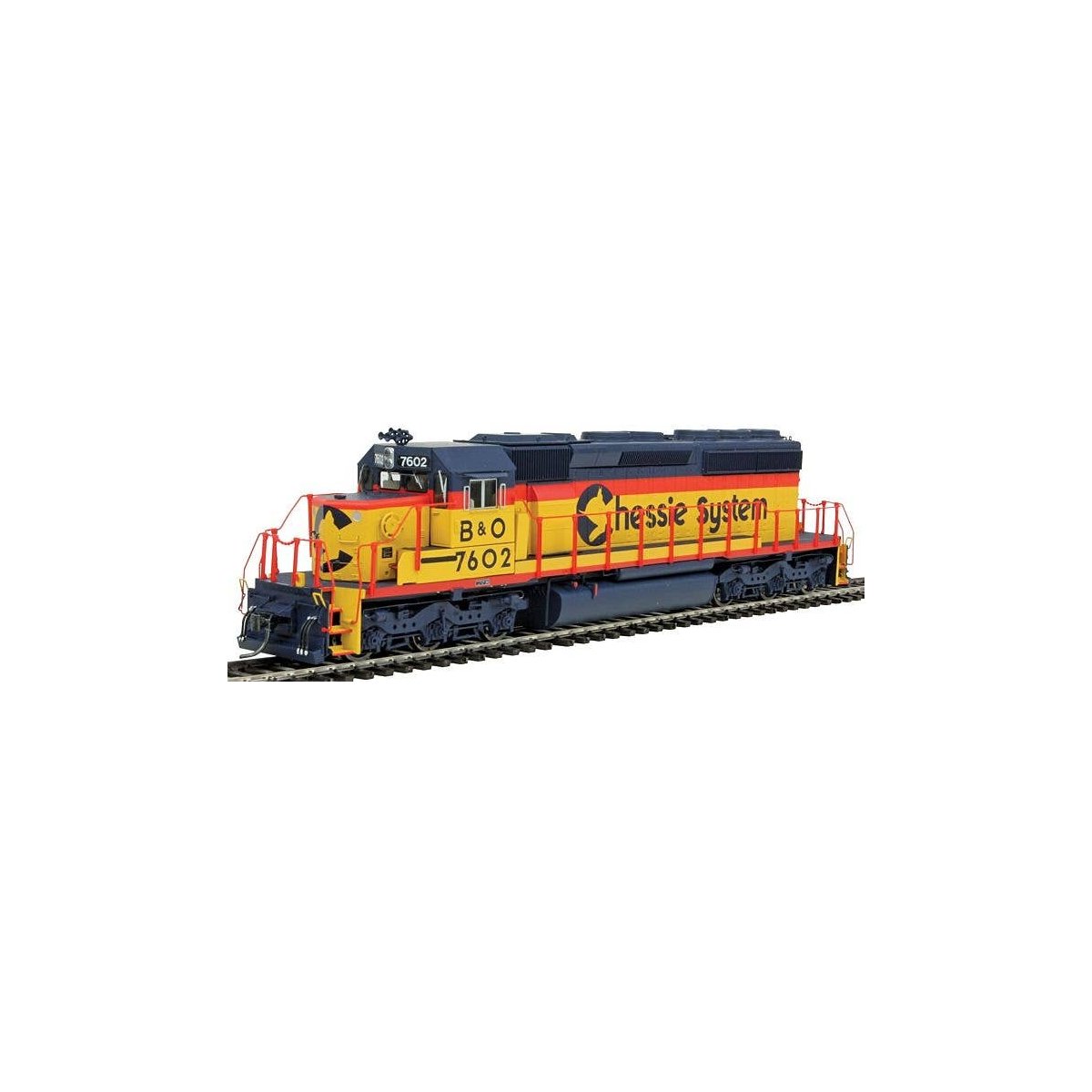 EMD SD40-2 w/LokSound & DCC -- Chessie System B&O (yellow, vermillion, blue), HO, Intermountain Railway Company 49347S