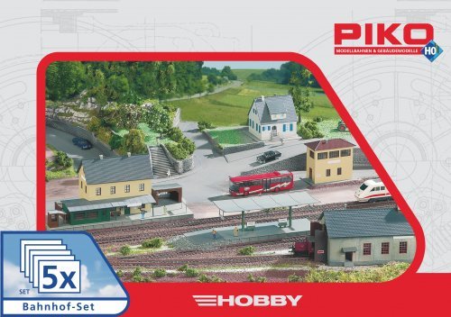 Bahnhof-Set, HO, PIKO 61923