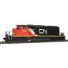 EMD/GMDD SD40-2W w/LokSound & DCC -- Canadian National (black, white, red, Website Logo), HO, Intermountain Railway Company 4930