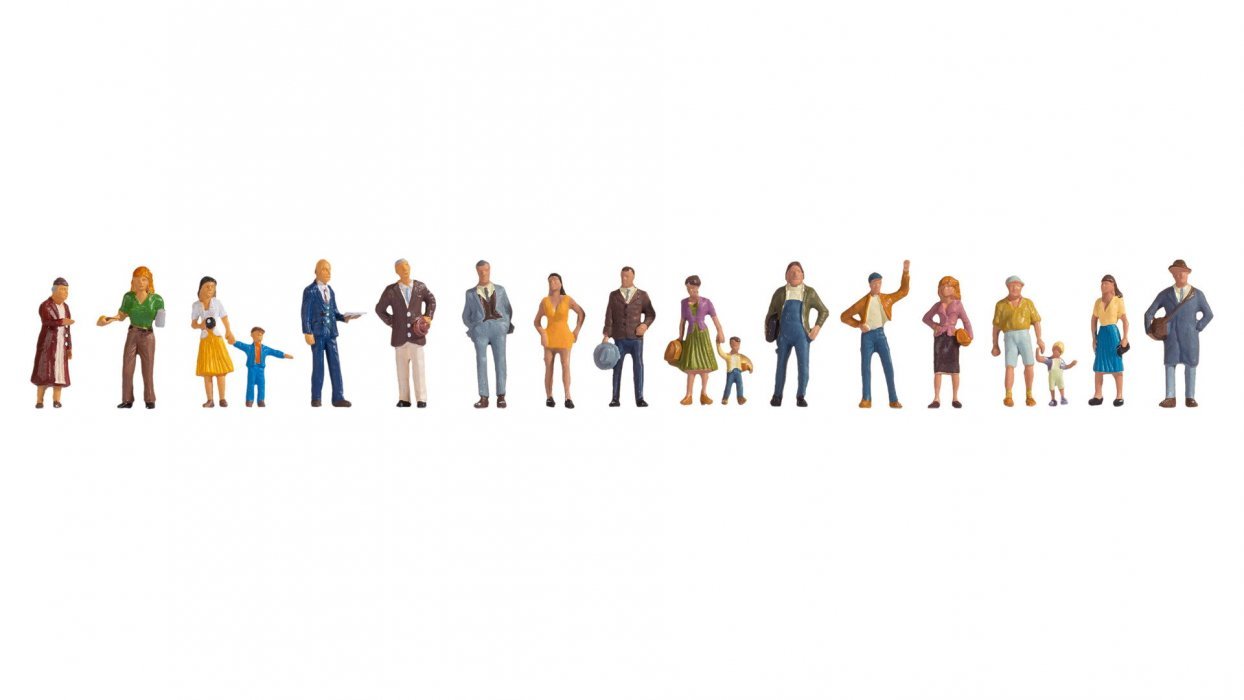 New XL Set "Pedestrians", HO, NOCH 16110