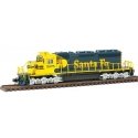 EMD SD40-2 w/LokSound & DCC -- Santa Fe (Warbonnet, blue, yellow), N, Intermountain Railway Company 69320S