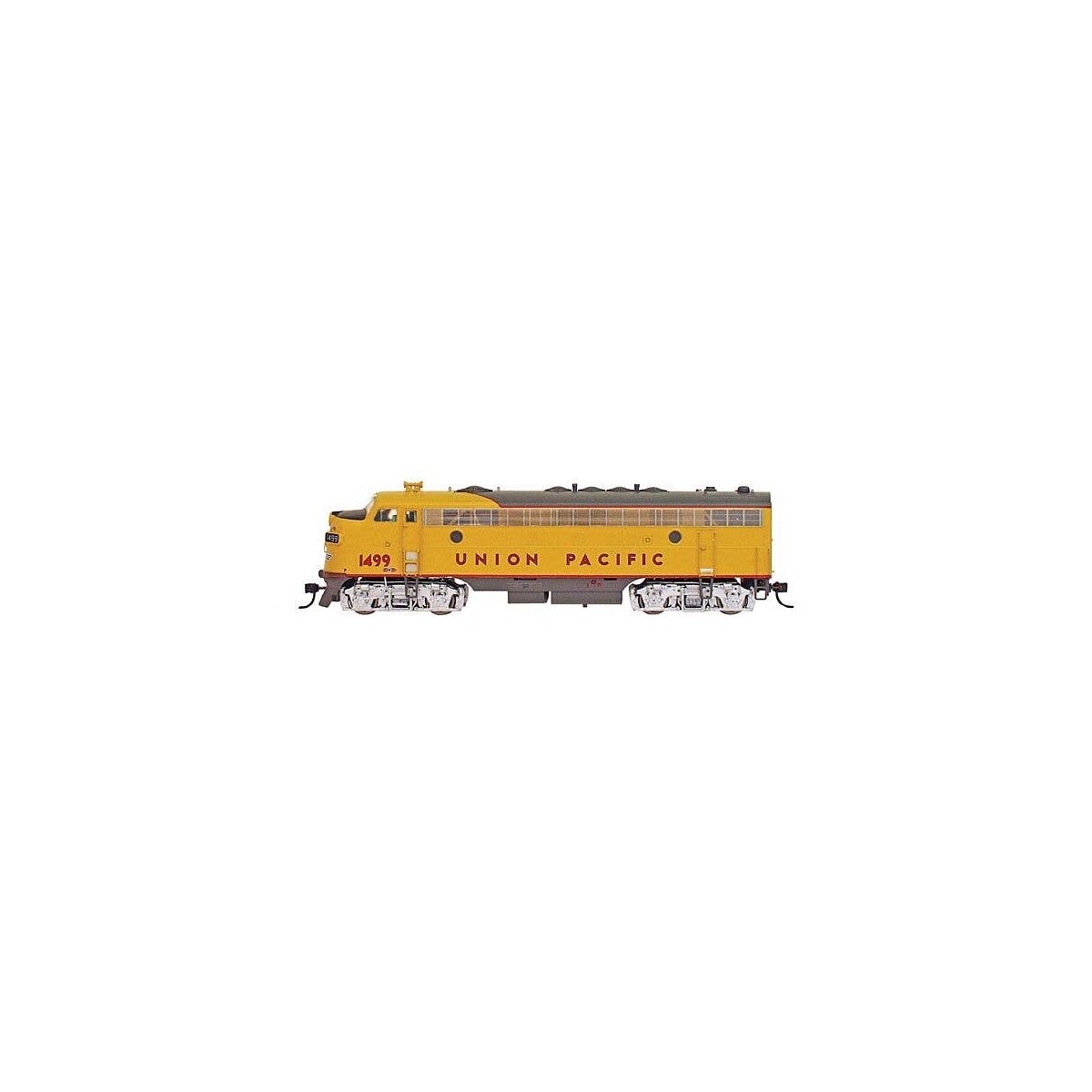 EMD FP7 Phase I w/LokSound & DCC -- Union Pacific (Armour Yellow, gray, red), HO, Intermountain Railway Company 49939S