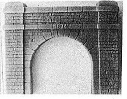Tunnel Portal, HO Scale, Isle Laboratories Inc 104
