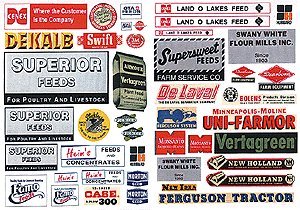 Grain Elevator F&S Signs Series II, 50s to Present, HO Scale, JL Innovative Design 483