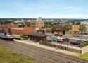 Amtrak(R) Rural Station, HO Scale, Walthers Cornerstone 3392