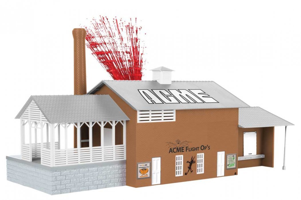 ACME Dynamite Factory with Simulated Fire & Smoke, O Scale, Lionel 2429020