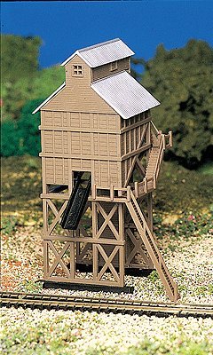 Coaling Station w/figure (Assembled), N Scale, Bachmann Industries 45811