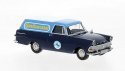 1957-1960 Opel Rekord P2 CarAVan Cargo Station Wagon - Assembled, HO Scale, Brekina Automodelle 20074